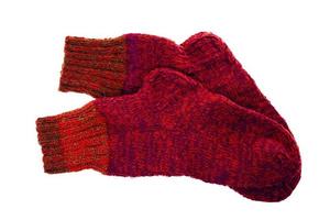 wool socks, isolated photo