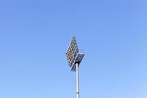 la iluminación del estadio foto