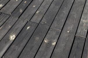 black wooden surface photo