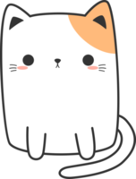 elemento de gato fofo png