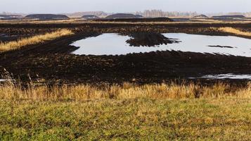 peat quarries, sky photo