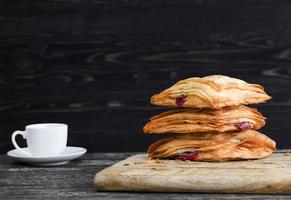 cherry flour bun photo