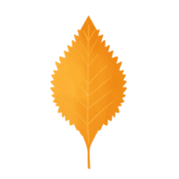 Herbstblatt isoliert. Illustration. handgemalt. png