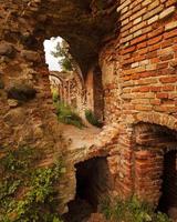 ruinas de la fortaleza de cerca foto