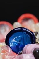 high quality blue latex condom photo