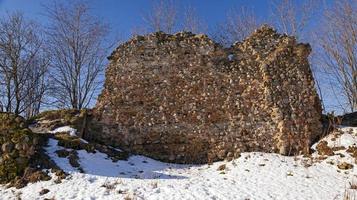 ruinas de la fortaleza de cerca foto