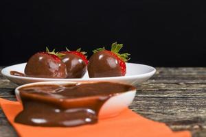 chocolate covered strawberries photo