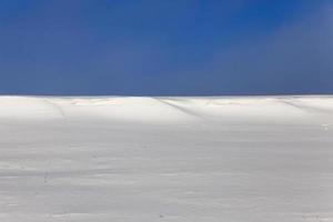 agriculture field in winter photo