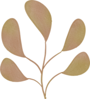 Aquarell abstrakte Blätter