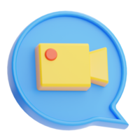 videochatt illustration 3d png