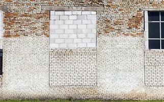 bricked bricks window photo