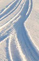 Road in the snow photo