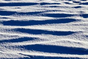 Snowdrifts of snow photo