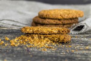 piled oatmeal cookies photo