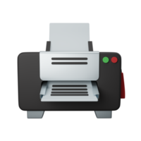 3d rendering print isolated useful for user interface, apps and web design illustration png