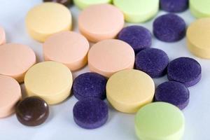 multi colored pills photo