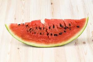 sliced red juicy watermelon photo