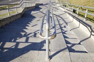 old concrete staircase photo