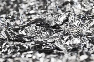 shiny aluminum foil photo