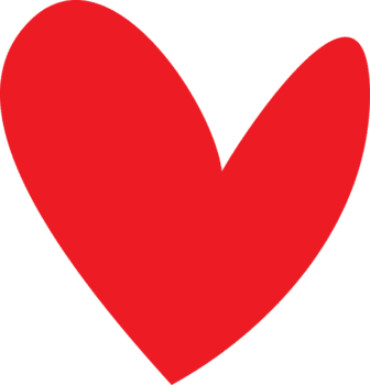 Heart symbols isolated on a white background Red hand drawn icons for love, wedding, Valentine's day or other romantic design. png