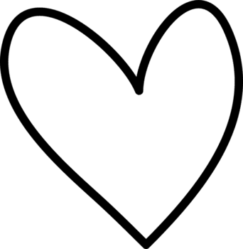 Heart symbols isolated on a white background Red hand drawn icons for love, wedding, Valentine's day or other romantic design. png