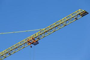 one construction metal crane photo