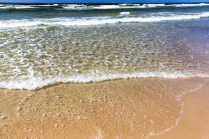 sandy beach sea photo