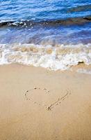 empty seashore, close up photo