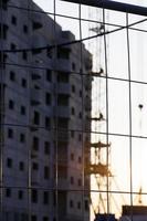 yellow construction crane photo