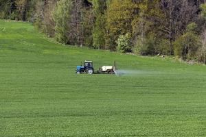 tractor in the field photo