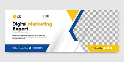 Professional Digital Marketing Agency Banner Template vector