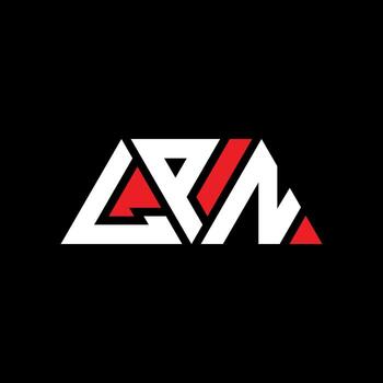 LPN triangle letter logo design with triangle shape. LPN triangle logo design monogram. LPN triangle vector logo template with red color. LPN triangular logo Simple, Elegant, and Luxurious Logo. LPN