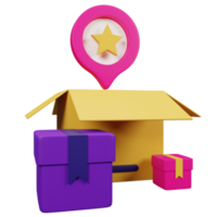 Location 3D Icon Illustration for your website, user interface, and presentation. 3D render Illustration. png