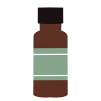 Flasche Cliparts mit ätherischen Ölen png