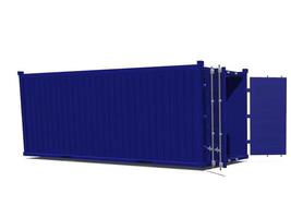 contenedor de carga para el transporte de mercancías 3d ilustración foto