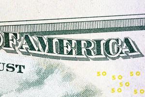 fifty american dollar photo