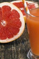 fresh grapefruit juice photo