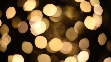 Abstract blurry bokeh light shapes 4K video clip 7