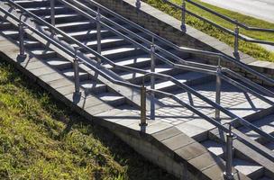 old concrete staircase photo