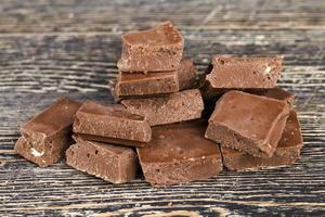 real chocolate from cocoa photo