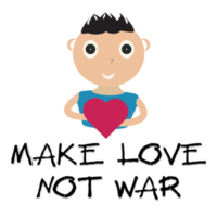 faire l'amour pas la guerre dessin animé enfant