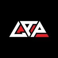 LAP triangle letter logo design with triangle shape. LAP triangle logo design monogram. LAP triangle vector logo template with red color. LAP triangular logo Simple, Elegant, and Luxurious Logo. LAP