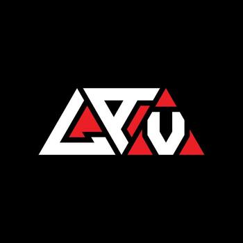 diseño de logotipo de letra de triángulo lav con forma de triángulo. monograma de diseño de logotipo de triángulo lav. plantilla de logotipo de vector de triángulo lav con color rojo. logotipo triangular lav logotipo simple, elegante y lujoso. lavado