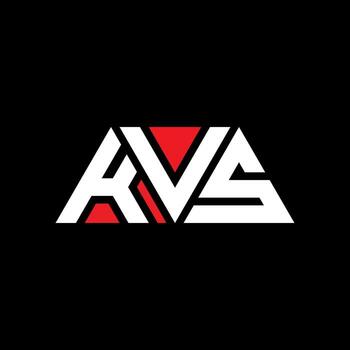 KVS triangle letter logo design with triangle shape. KVS triangle logo design monogram. KVS triangle vector logo template with red color. KVS triangular logo Simple, Elegant, and Luxurious Logo. KVS