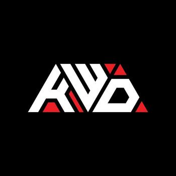 KWD triangle letter logo design with triangle shape. KWD triangle logo design monogram. KWD triangle vector logo template with red color. KWD triangular logo Simple, Elegant, and Luxurious Logo. KWD