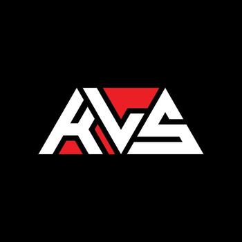 KLS triangle letter logo design with triangle shape. KLS triangle logo design monogram. KLS triangle vector logo template with red color. KLS triangular logo Simple, Elegant, and Luxurious Logo. KLS