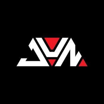 JUN triangle letter logo design with triangle shape. JUN triangle logo design monogram. JUN triangle vector logo template with red color. JUN triangular logo Simple, Elegant, and Luxurious Logo. JUN