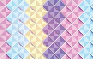 Colorful Pastel Square Geometric Abstract Flat Background vector