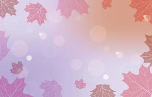 Pastel Red Purple Maple Leaf Organic Nature Background vector