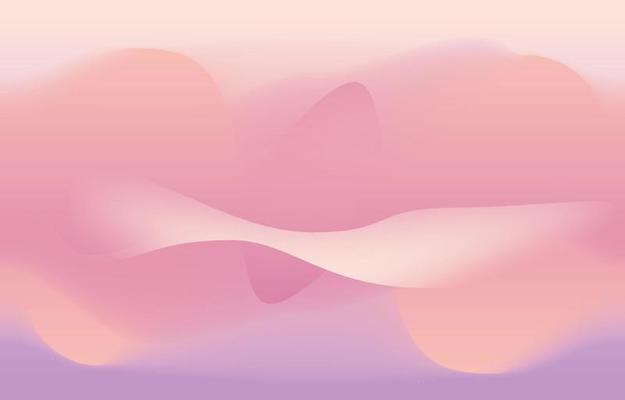 Pastel Pink Purple Gradient Abstract Wave Space Background